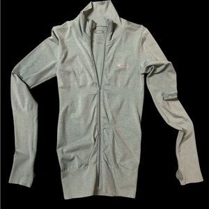 Oakley Light Gray Zip-Up Sweater A-5